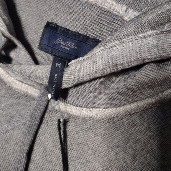 Good Man Brand Extra fine Merino Wool Pullover Hoodie NWT - Picture 9 of 11